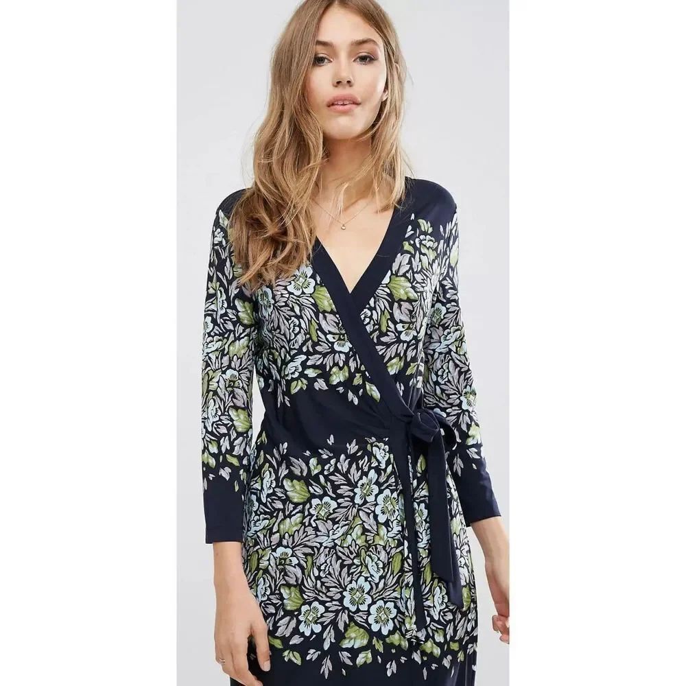 BCBGmaxazaria floral wrap dress